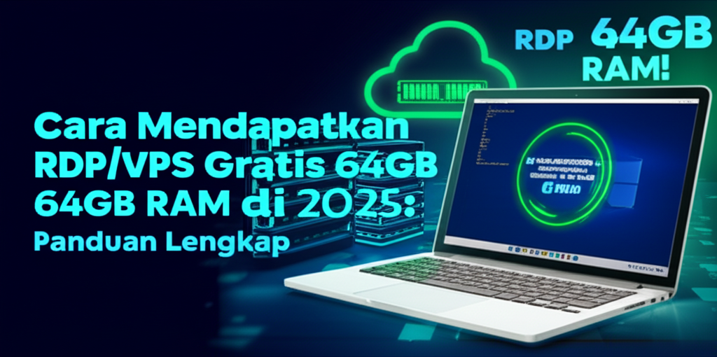 Cara Mendapatkan RDP/VPS Gratis 64GB RAM di 2025: Panduan Lengkap